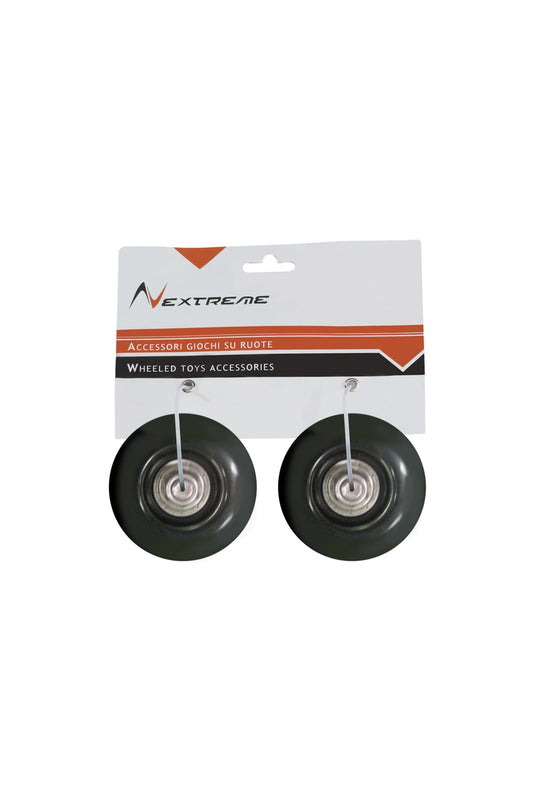 Coppia ruote nere  per pattini 2in1 REVERSE Nextreme
