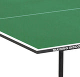 Ping pong TRAINING INDOOR con ruote - piano verde Garlando