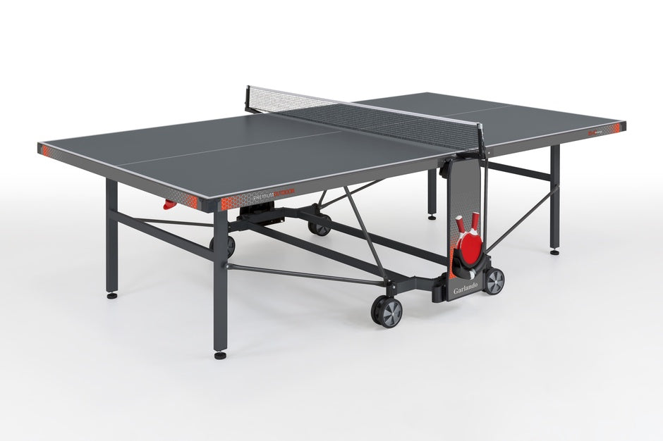 Ping pong PERFORMANCE OUTDOOR con ruote - piano grigio Garlando