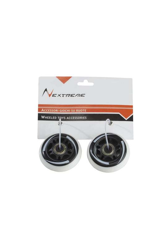 Coppia ruote bianche  per pattini in linea Nextreme
