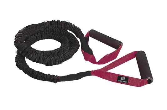 Tubo elastico con guaina e maniglie Toorx
