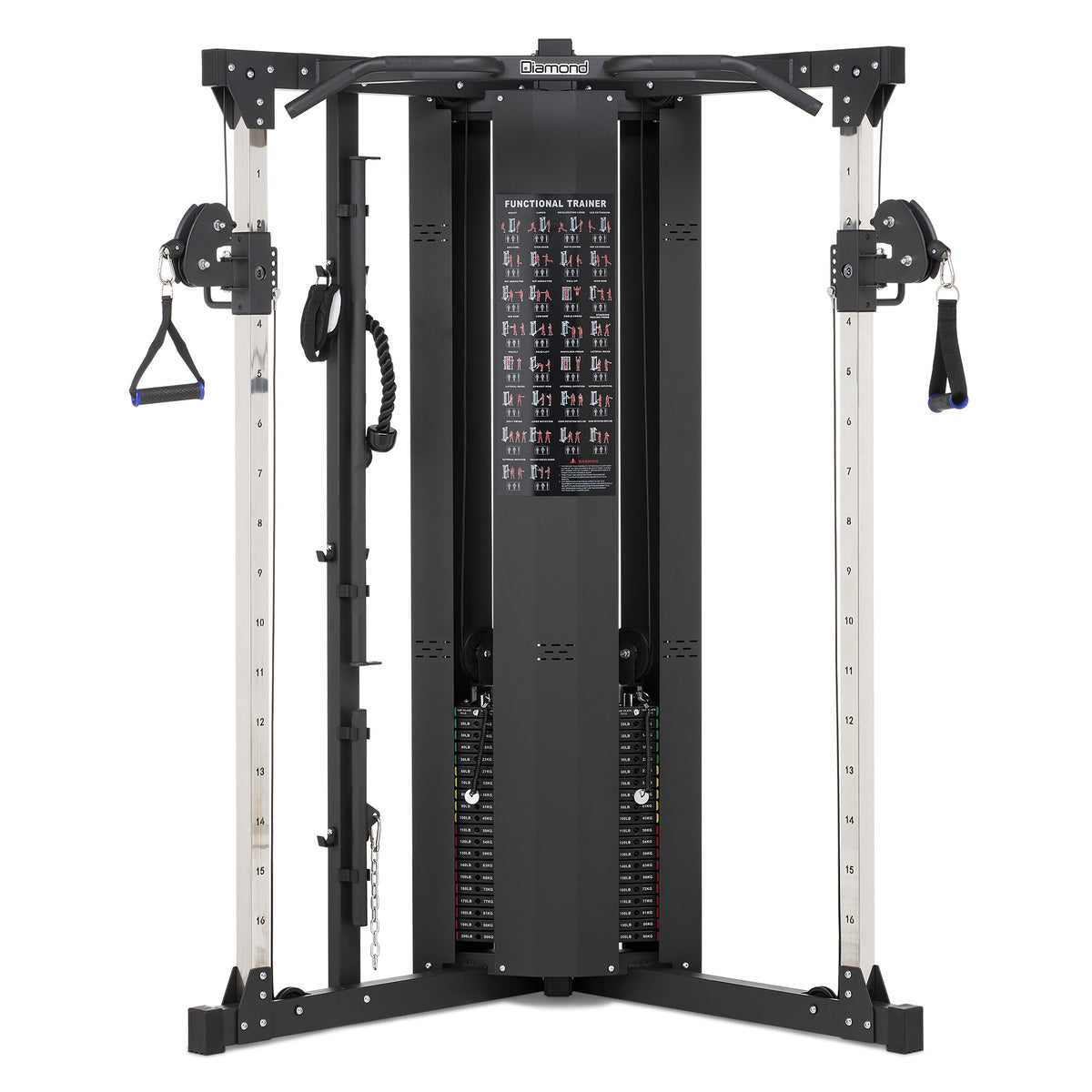 Cable Cross Rack Pro - Weight stack 90 Kg x 2 CCR-P Diamond