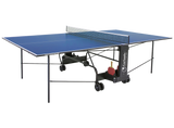 Ping pong CHALLENGE INDOOR con ruote - piano blu Garlando