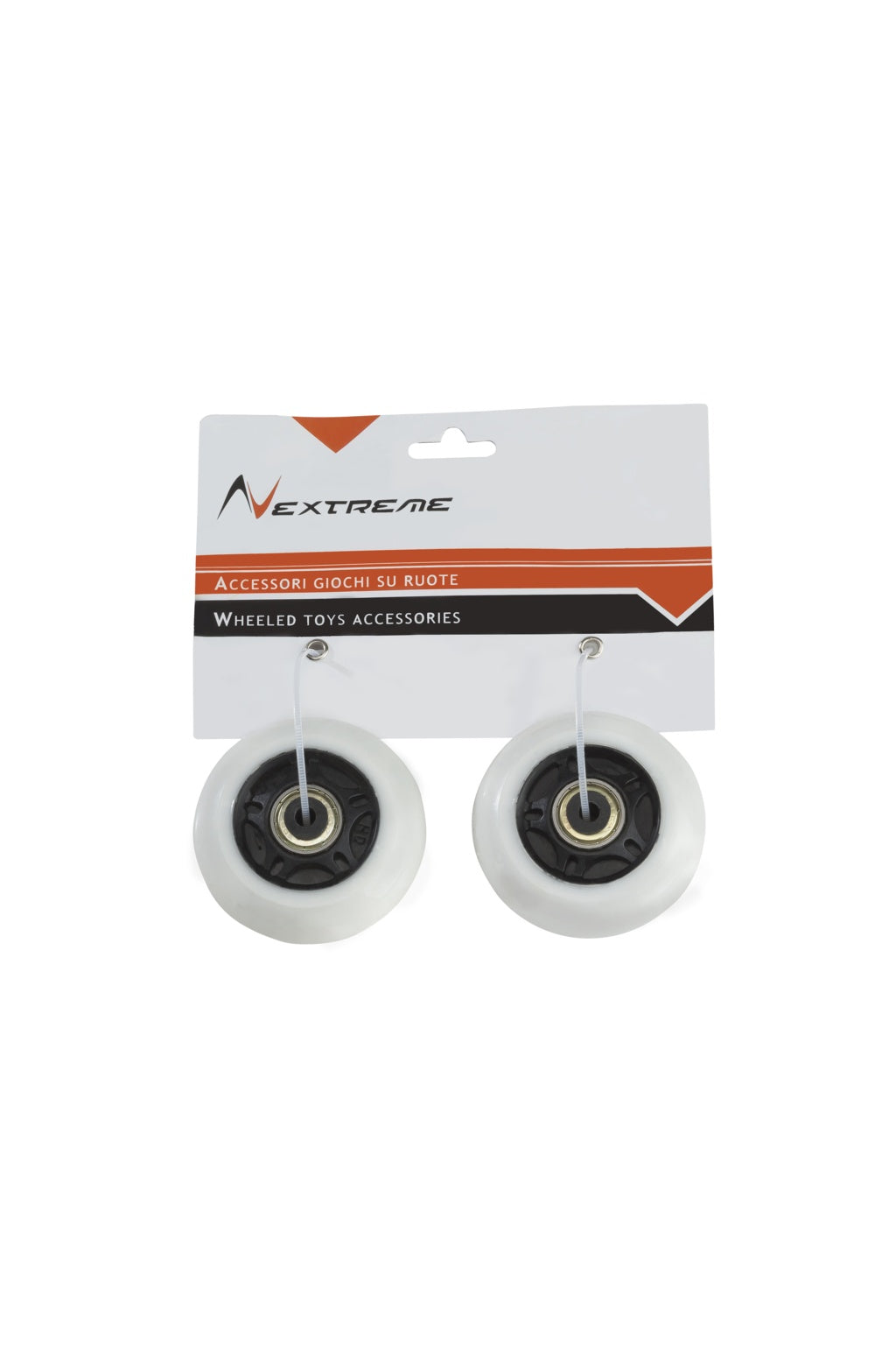 Coppia ruote bianche per pattini in linea Nextreme