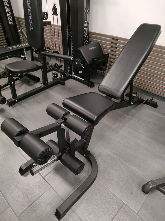 Panca regolabile con leg extension WBX 220 MFT Toorx