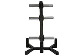 Rack dischi olimpici e bilancieri con 6 braccia e 2 postazioni bilancieri Jk fitness