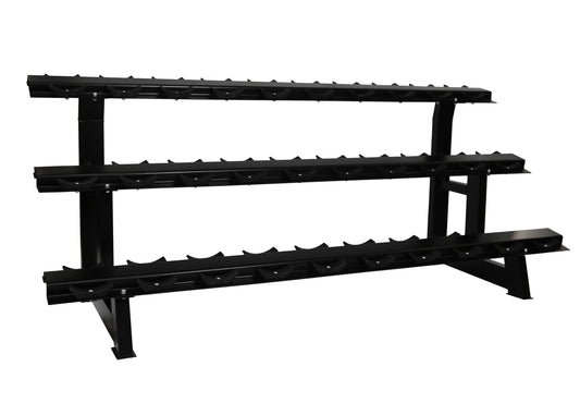 Rastrelliera porta manubri 3 ripiani PRO Jk fitness