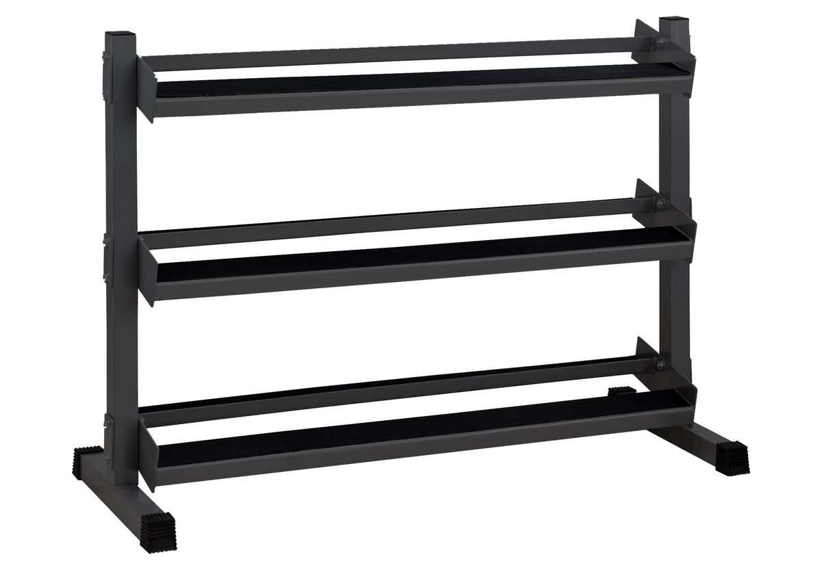 Rastrelliera porta manubri 3 ripiani Jk fitness