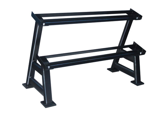 Rastrelliera porta manubri esagonali 2 ripiani Jk fitness