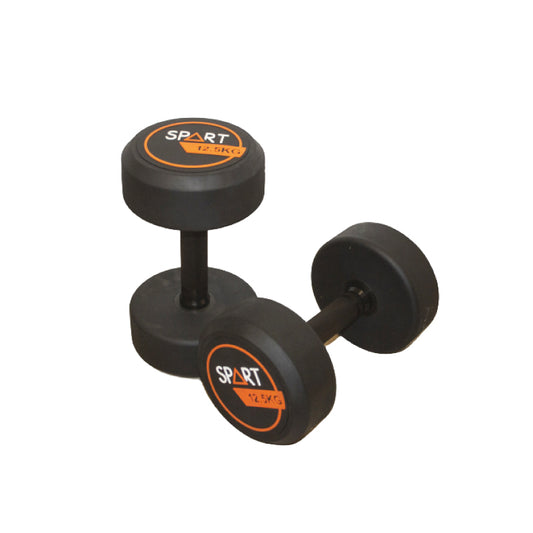 Round rubber dumbbell Spart
